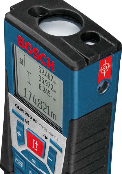 Лазерный дальномер (лазерная рулетка) Лазерный дальномер Bosch GLM 250 VF Professional от «ФокусГео»
