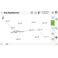GPS/GNSS приемник "Проложение и уравнивание тахеометрического хода" для CS20 от ФокусГео