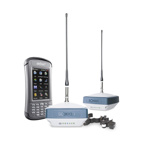 Геодезический GNSS приемник Комплект из двух Sokkia GRX2 б/у с модемами DUHFII/GSM и контроллера Archer2 от ФокусГео
