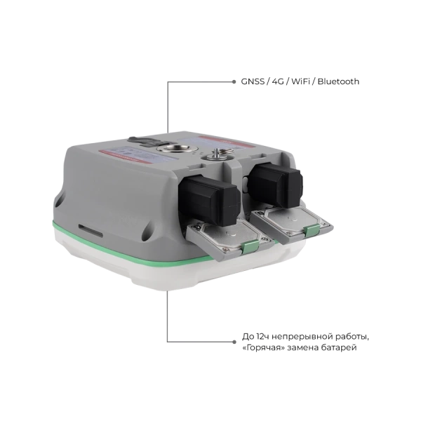 Геодезический GNSS приемник GNSS приёмник RGK SR1 с контроллером RGK SC100 от ФокусГео