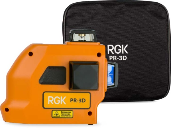 Лазерный уровень RGK PR-3D от «ФокусГео»