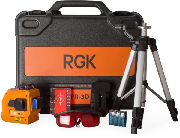 Лазерный уровень RGK PR-3D от «ФокусГео»